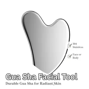 304 Stainless Steel Gua Sha Facial Tools for Face or Body Massage Skin Care Tool Body Treatment Metal Beauty Essentials Comfortable and Durable