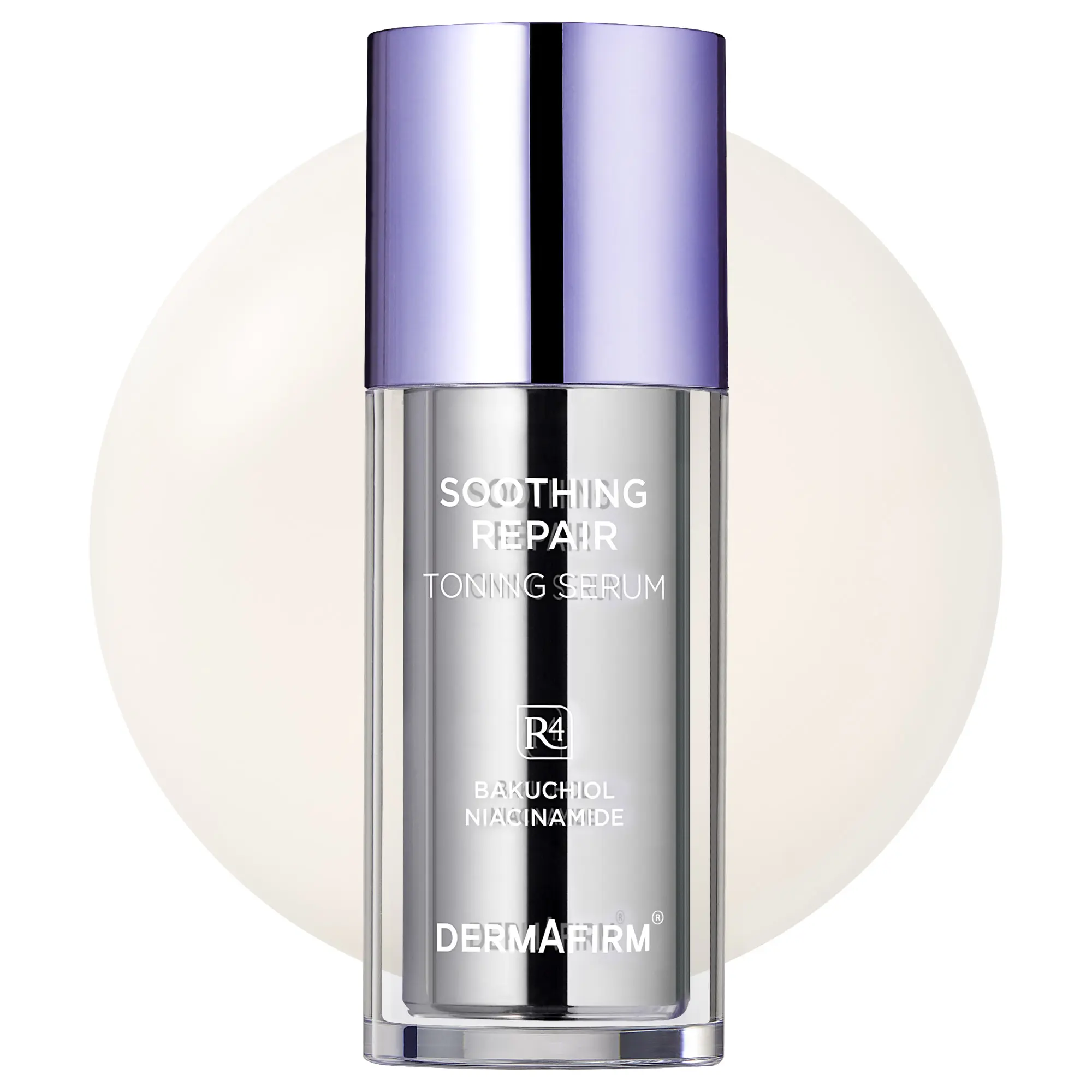 DERMAFIRM Soothing Repair Toning Serum R4 with Bakuchiol Retinol Niacinamide & Peptides for Glass Skin Care Sensitive Skin Friendly Korean Skincare Solution