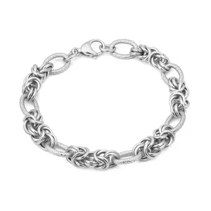 Mytys Delicate Chunky Chain Link Bracelet for Men and Women Valentine's Day Gifts Jewelry Wrist Trendy Jewellery Accessories