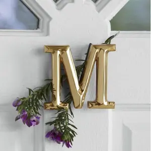 Monogram Door Knocker by Michael Healy - Handcrafted, Easy Install, Solid Cast Brass