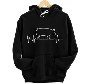 Pig heartbeat farm country life ECG Hoodie, Sweatshirt, T-Shirt