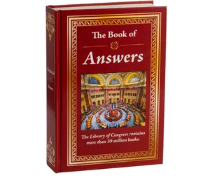 The Book of Answers: Big Book of Questions & Fascinating Facts | Hardcover Gift for Trivia Buffs, Curious Minds, Adults, Dad & Knowledge Seekers Hardcover – May 6, 2020
