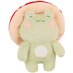 Frog Mushroom Stuffed Animal, Cute Frog Mushroom Stuffed Animals, Cute Plushies Gift for Kids Birthdays Gift, Cute Bunny Soft Plush