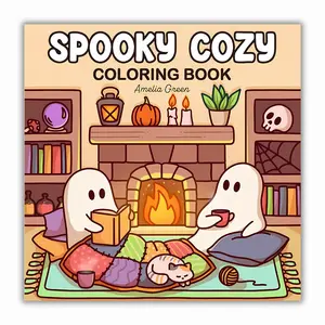 Spooky Cozy: Cute & Simple Coloring Book for Adults and Teens Featuring Adorable Characters, Creepy Creatures and Cozy Hygge Scenes for Relaxation,spooky many favorite fun step-by-step cozy activity trippy daily adventure beautiful portrait page spooky