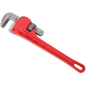 24-inch Pipe Wrench,Heavy-Duty Adjustable Straight Pipe Wrench,Reliable & Durable Cast Steel for Long-Lasting Pipe Maintenance