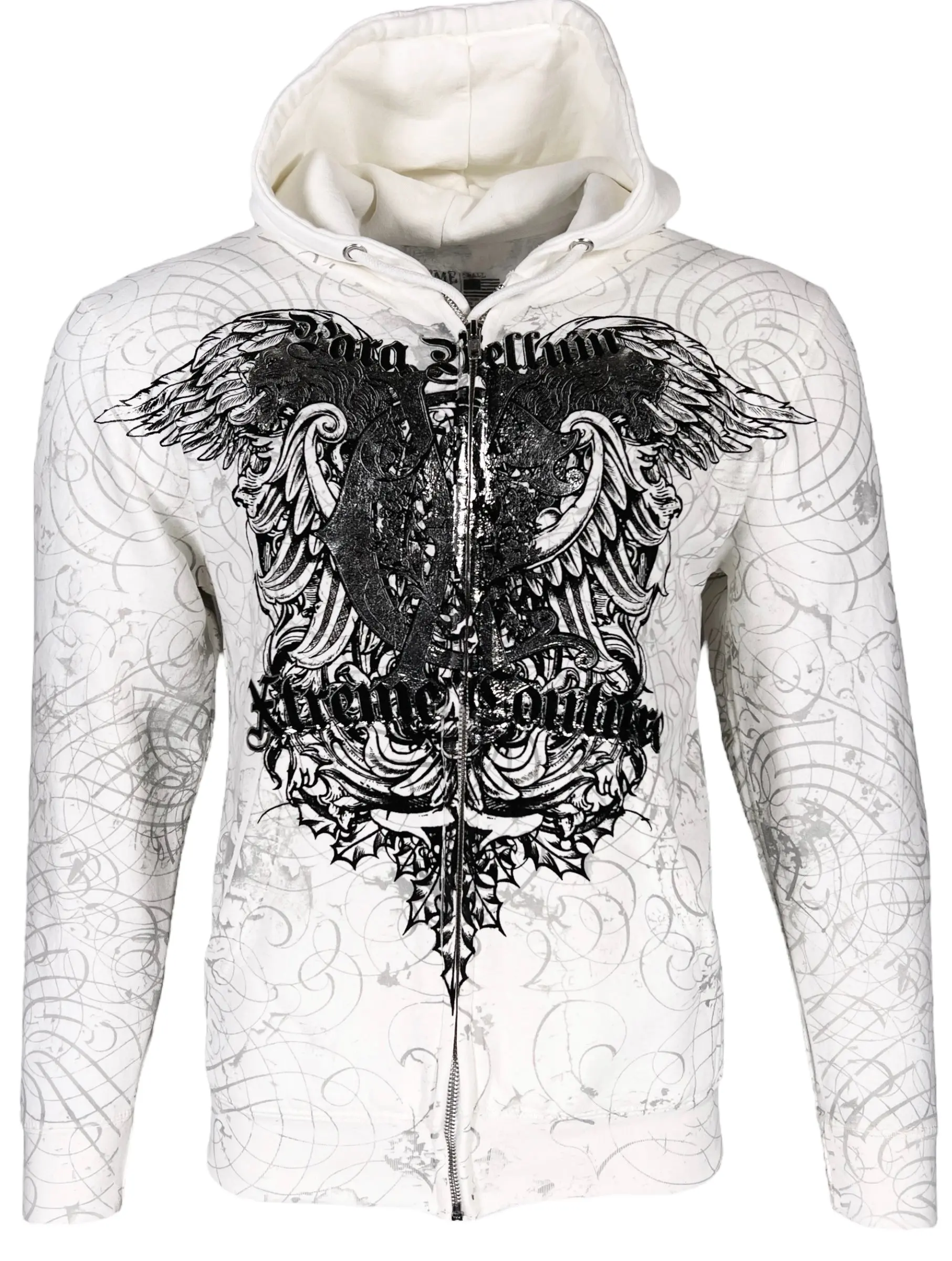 【新品未開封】WHITE NOISE ZIP HOOD SET UP I MIX White fox hoodie zip up - TikTok Shop