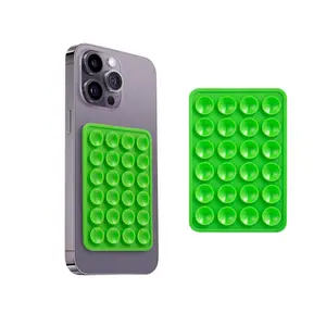 Phone Suction Cup Sticker, 1 Count Self Adhesive Mobile Phone Holder, Durable Suction Cup Phone Stand for iPhone Samsung Galaxy, Adhesive Cellphone Holder, Cool Gadgets