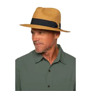 Hand Woven Causal Fedora | Toast