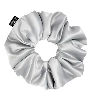 iUptown Chic Satin Chic Scrunchie XL - Silver