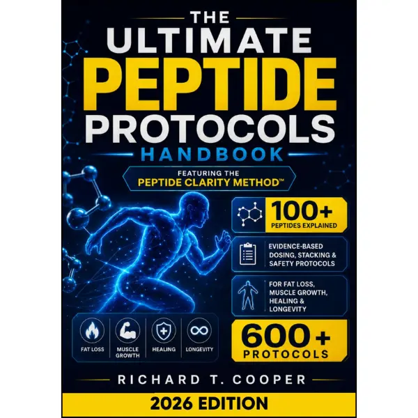 The Ultimate Peptide Protocols Handbook: BPC-157, GLP-1, TB-500 & 100+ Peptides Explained | Evidence-Based Dosing, Stacking, and Safety Protocols for Fat Loss, Muscle Growth, Healing, and Longevity