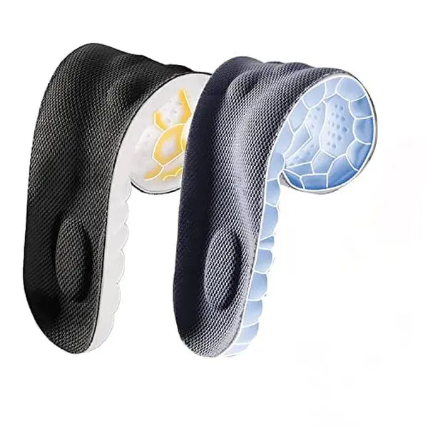 PU Cloud-Like Insoles - 1.5-2in Height Increasing, Odor-Resistant, Shock-Absorbing for Men & Women, Arch Support, Universal Fit for Sneakers & Shoes