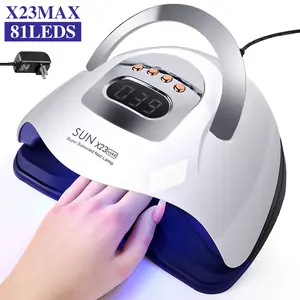 SUN X23MAX 81LED UV Lamp for Nails Drying Quick Curing All Gel Nail PolishProfessional Powerful UV Light Dryer Manicure Salon