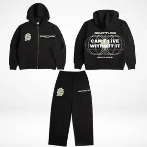 Gratitude Logo Suit (Black)