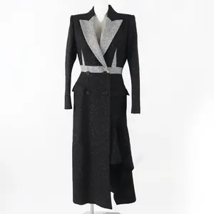 Pre-owned Alexander McQueen Others Small Leather Goods Runway wear Wool Nylon Coat