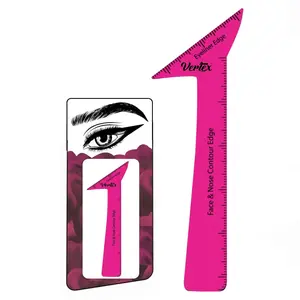 Eyeliner Stencils Pencil Liquid Waterproof Tool for Liner Makeup Brush Pen Stamp Thin Sharpener Cat Eyes Small Angled Wing Tip | Real Beginners Techniques Eye Shadow Lines Gel Eyebrow Pomade Black Vertex Beauty