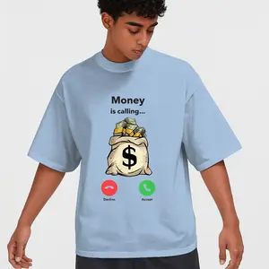 Man’s Money Call Gangster Entrepreneur Christmas Hip Hop Gift T-Shirt, Entrepreneur Hustle Rap Graphic Tee Streetwear