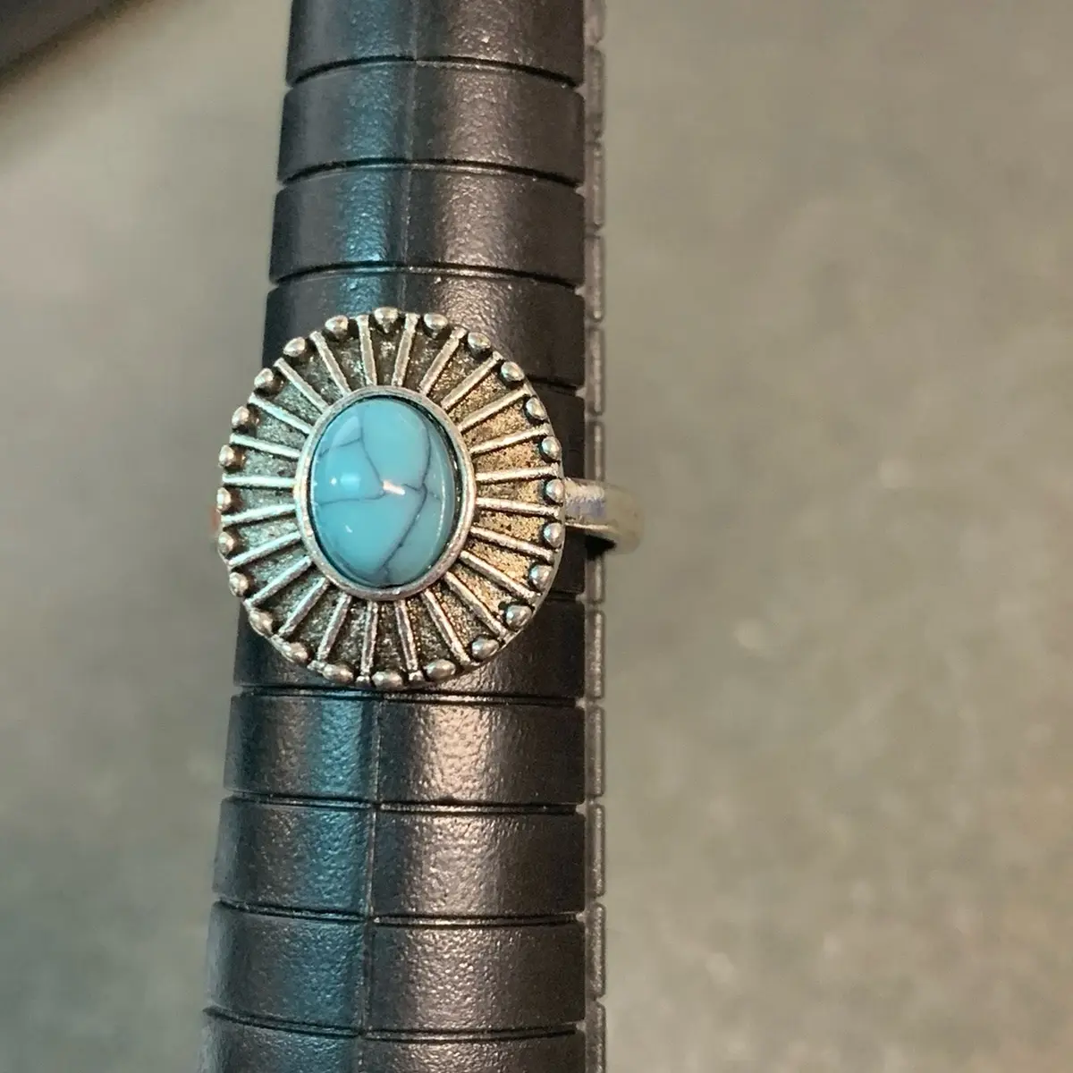 Turquoise Ring in Size 7 - Fashion Accessory for Women