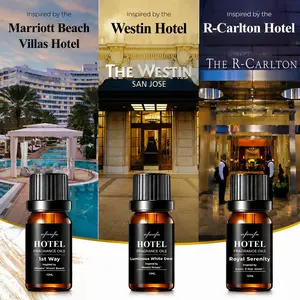 3-bottle hotel-grade fragrance oil — iconic five-star hotel — suitable for ultrasonic and waterless diffusers; can be used for DIY candle making and crafts; for room and bedroom humidifiers — 100 mL premium fragrance oil — local warehouse