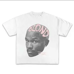 Blond Pink Rap Music T-Shirt for Fans of Frank Ocean Oversized Streetwear Y2K Style Cotton Tee