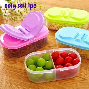 1pc Stackable refrigerator storage box cover - sealed jar for miscellaneous grains