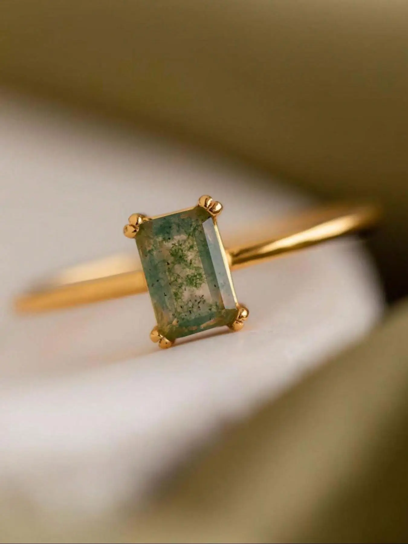 Minimalist Temperament Artificial Crystal Decor Ring, Fashion Accessories for Women & Girls, Trendy All-match & Exquisite Jewelry for Birthday Gift