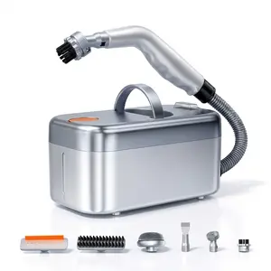 【Chemical-Free】Handheld Steam Cleaner, 10s Fast Heat Pressurized Steamer with 6 Accessories for Kitchen, Bathroom & Car