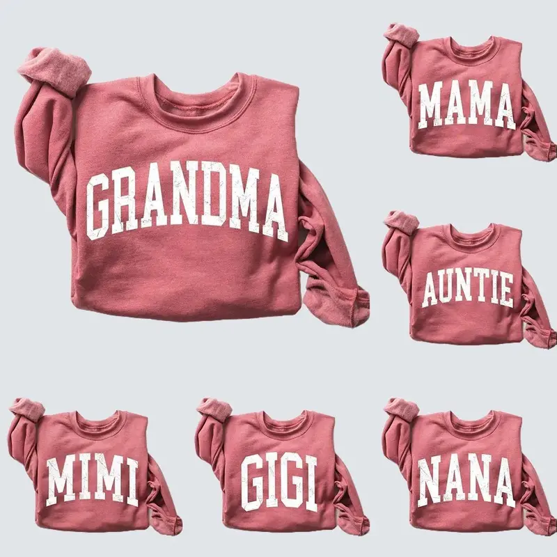 Personalize Mom Gift For Grandma Sweatshirt, Mothers Day Gift, Nana Sweatshirt, Tante Sweater, Tia Sweatshirt, Mommy Shirt, Mama Gift - AG