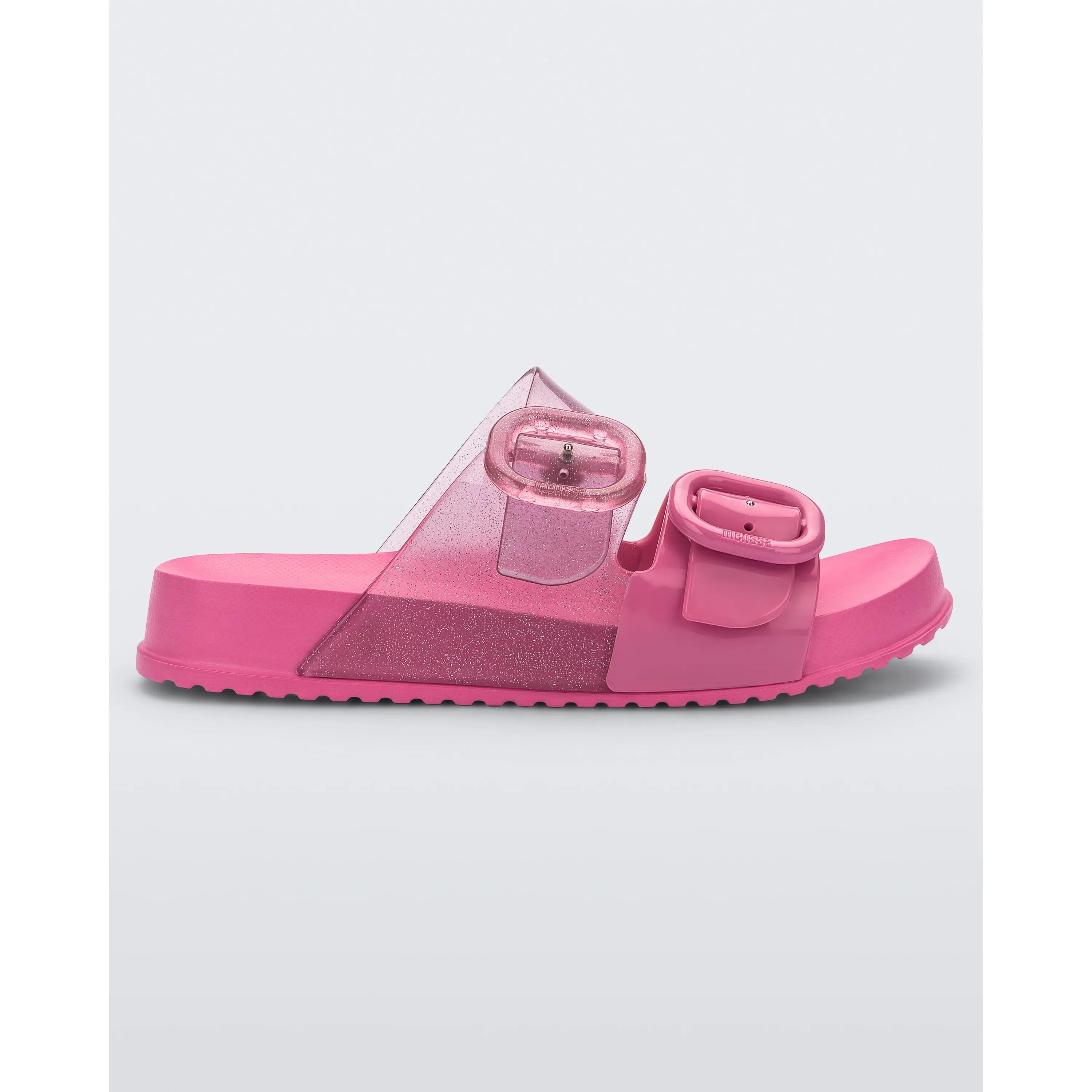 Mini Cozy Slide Kids Sandals with Double Buckle Accent