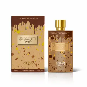 Anfar Biscotti Truffle Dubai Chocolate Eau De Parfum 2.7fl.oz - Luxurious Biscotti & Truffle Blend with Smooth Dubai Chocolate Notes for All Occasions