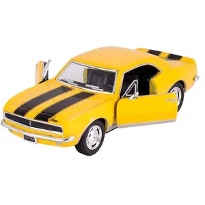 1967 Chevy Camaro Z28 Classic Bumblebee Yellow 5" 1:37 Scale Die Cast Metal Toy