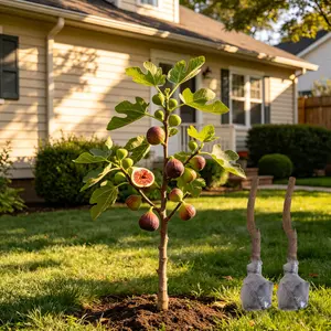 (SYQD#FF)Fig Tree Seedlings – Easy to Plant, Home Garden Fruit Tree, Backyard Growing, Fresh Fig Harvest