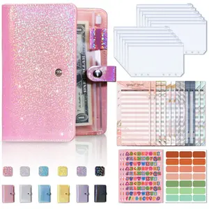 A6 Loose-Leaf Budget Planner Notebook, Savings Challenge Planner, Creative Cash Budgeting Journal for Daily Office Use, Perfect for Financial Planning & Organization