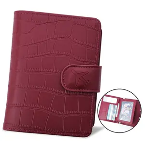 JELLOO Passport Holder, Passport Wallet for Women Men, Leather Passport Holder Case Family for Travel Gifts for Her Him