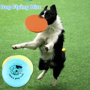 Silicone Frisbee - Interactive Dog Toy