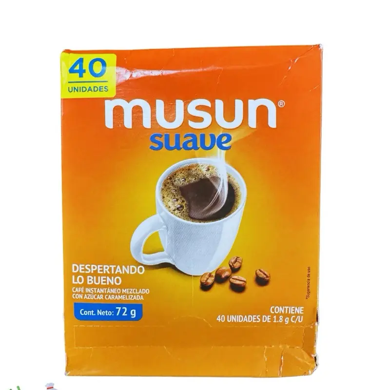 Cafe Musun Suave 40 units instant coffee