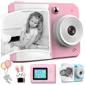 Kids Digital Instant Print Camera, 1080P Selfie Camera for Kids, Best Birthday Festival Gifts, Camera Toys for Boys & Girls, Portable Camera