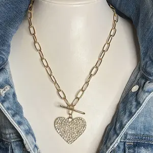 The Miranda Heart Toggle Necklace