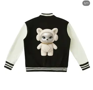 WINTERINA Women's First Collector's Edition Chic Long-Sleeve Varsity Jacket - Stylish 1-Piece Outerwear Top, Longsleeves Clothes for Casual Wear