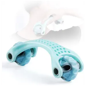 Muscle Roller Handheld Massage for Shoulder and Neck - Portable Size,Adjustable Design,Body Massager for Soreness,Cramping,Tightness Relief,Comfort