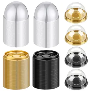 200PCS Mini Cupcake Boxes Containers Clear Plastic Muffins Cheese Pastry Containers with Dome Lids for Wedding Birthday Party Gifts Supplies