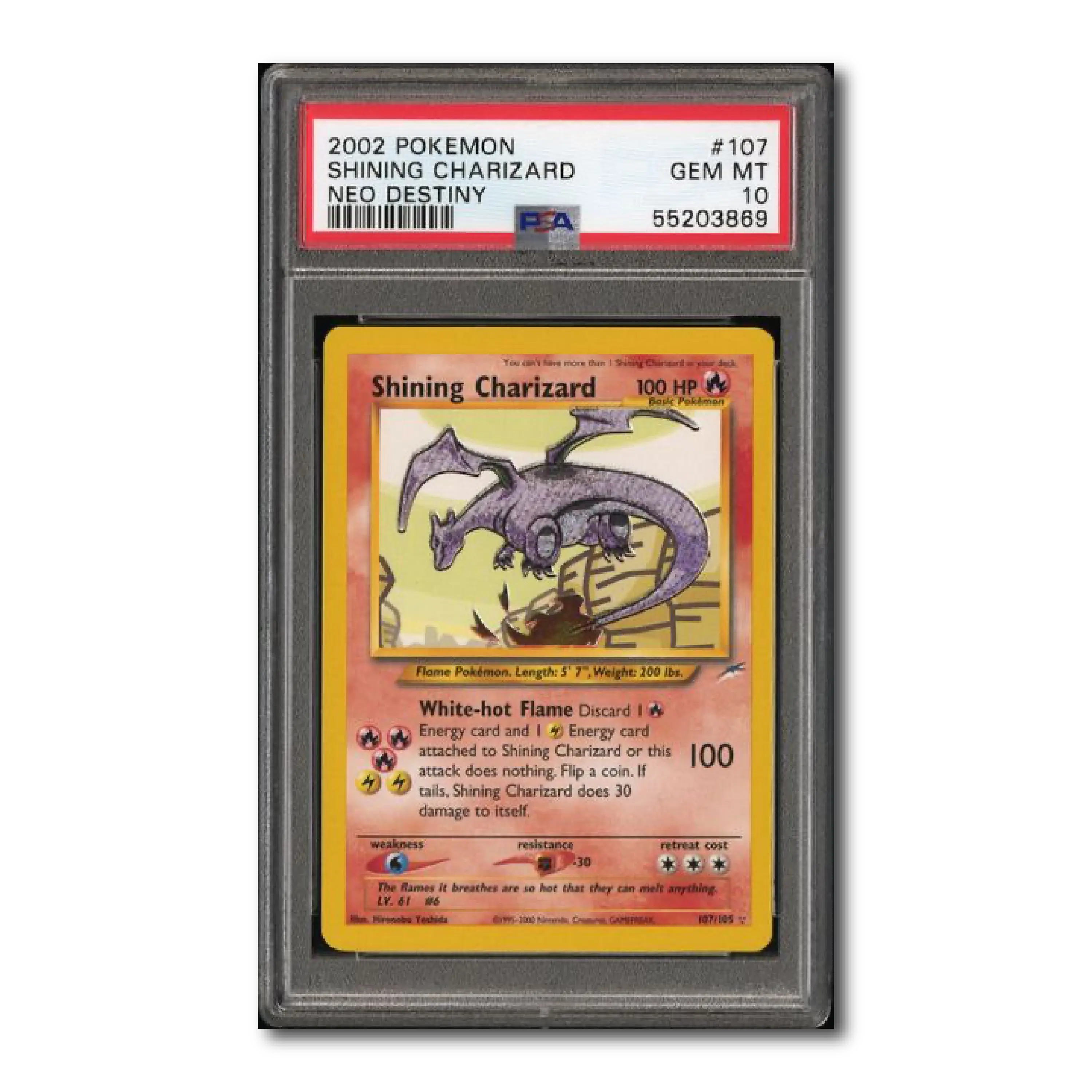 PSA 10 Shining Charizard Neo Destiny