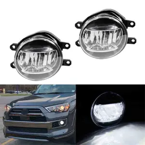 2PCS Clear Lens LED Front Driving Run Lamp Fog Lights For Toyota Camry Corolla RAV4 Matrix Venza Replace OEM 81220-06070/81210-06070
