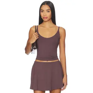 SKIMS Smooth Layers Skimpy Strap Cami in Raisin