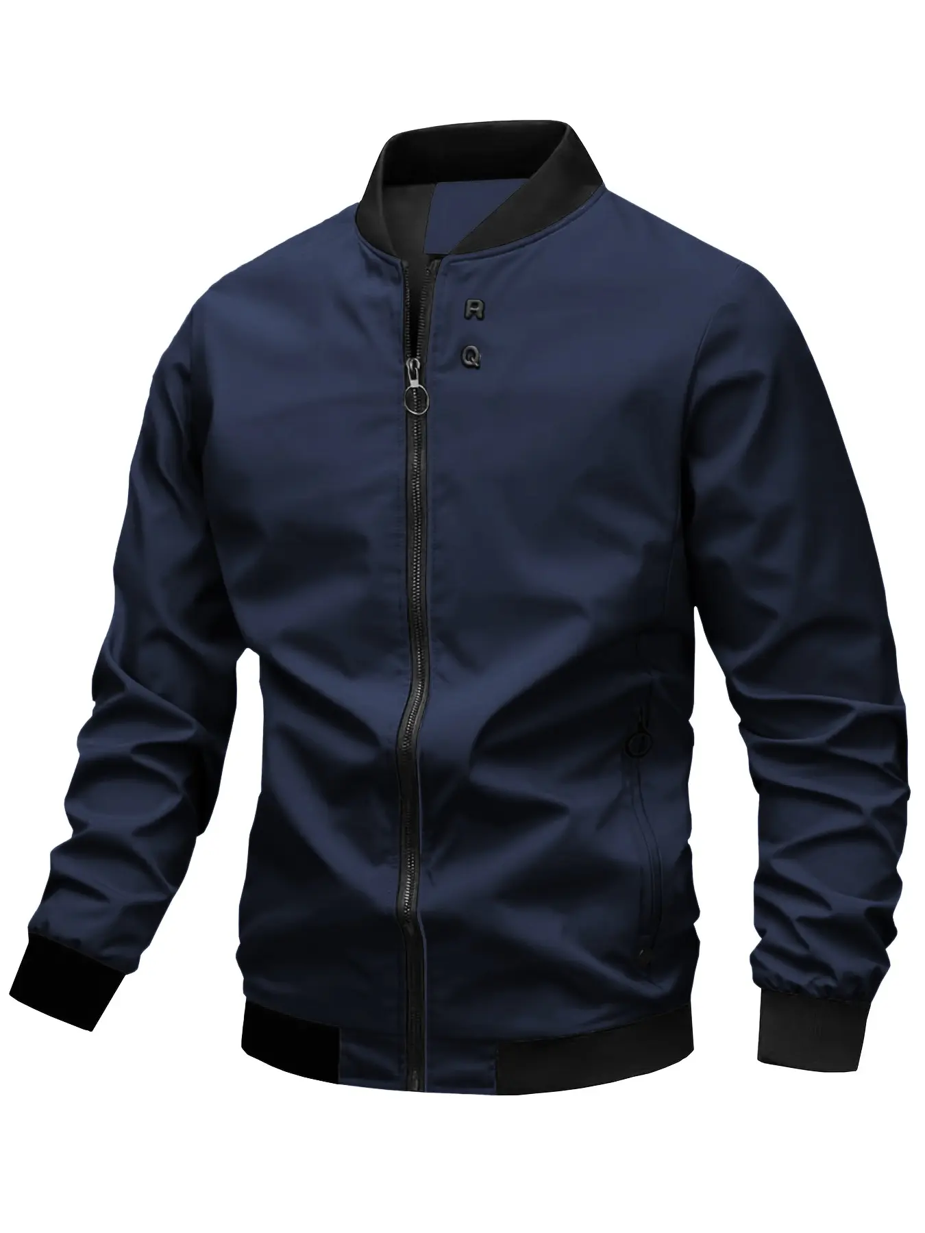 Men's Spring & Fall Commuter Jacket, Casual Outdoor Jacket, Plain Color ...