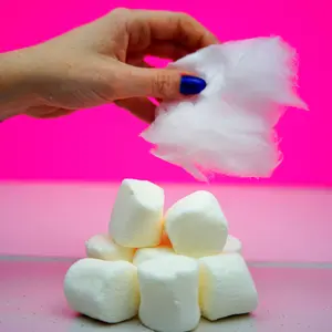 Marshmallow Flavored Cotton Candy - Sweet Snack Candy Snack Sweet