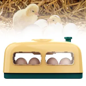 8 Egg Incubator, 16W Automatic Egg Turner, 30-39.5℃ Temperature Control Incubator, LED Egg Candle Tester，Train Model Shape Incubator for Hatching Chicken, Duck and Bird Eggs