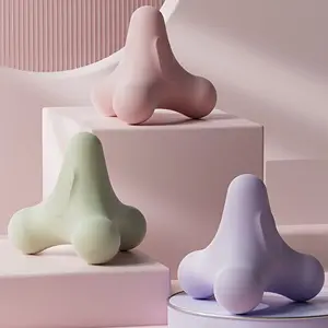 &Four-Corner Myofascial Ball for Foot Shoulder Neck Back Hand Muscle Trigger Point Release, Relaxing Massage Ball for Pain Relief, Relaxation Aid