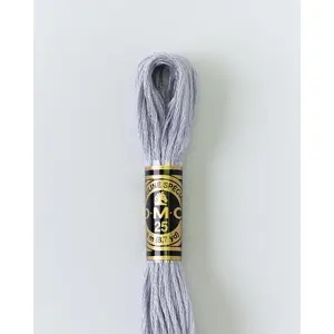 DMC Embroidery Stranded Thread - Six-Strand Embroidery Floss - 415 - Metallic Chrome