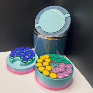 36 Vial Peptide Cryo-Canister - Cold storage with Inserts