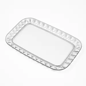 Premium Diamond Acrylic Serving Tray
